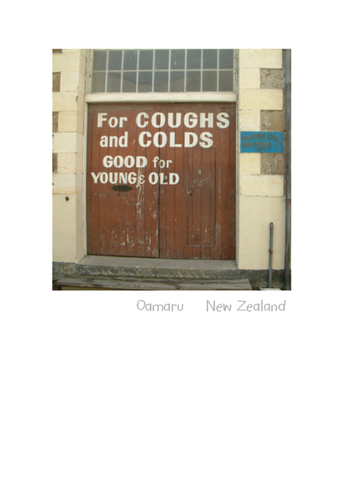 PC44 - Coughs and Colds - Oamaru New Zealand