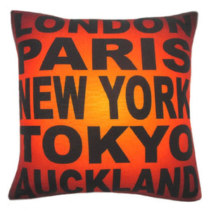 Cool Novelty Cushion Cover Kiwiana at its best by New Zealand Artist Peter Karsten
